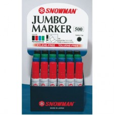 Spidol Snowman Permanent Marker Jumbo 500 Chisel 7.5x11.3